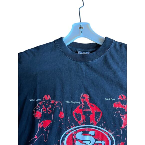 4XL men’s San Francisco 49ers team t-shirt 2009-10 pro crux - Picture 6 of 11